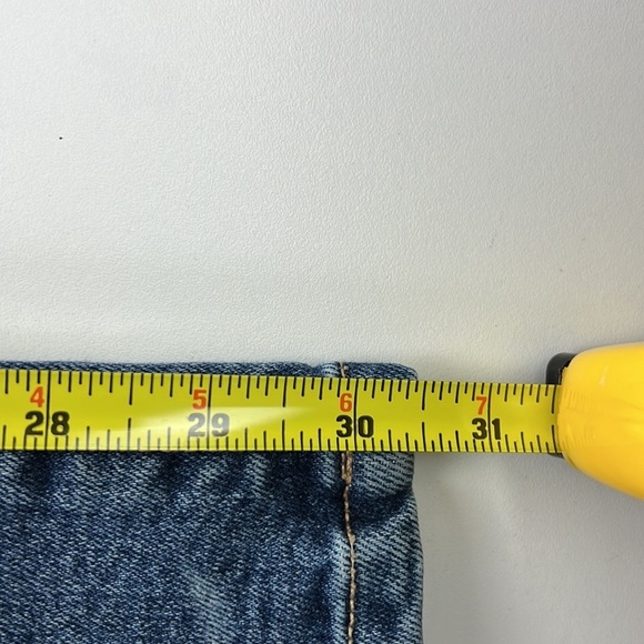 Vintage Parasuco Dark Wash Boot Cut Diamond Jeans  Exposed Zipper size 30 - Picture 10 of 13